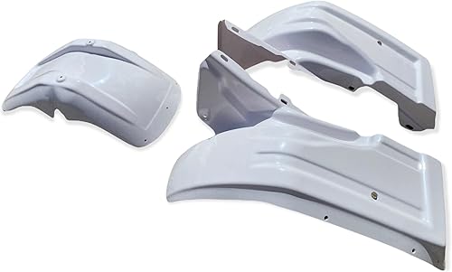 GUARDABARROS DELANTERO Y TRASERO KTX PRO ATC200E 1982-1983, ATC 200ES 1984-1985 para HONDA (BLANCO), HONDA ATC 200ES ATC200E