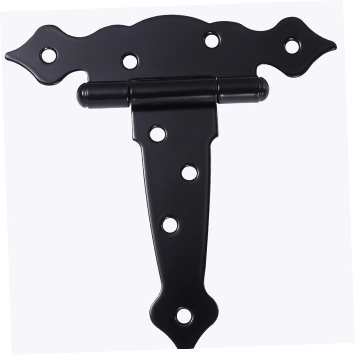 jojofuny T-Shaped Hinges Doors 4pcs Barn Door Strap Hinge Iron Hinge for Shed Door Decorative Door Accessory Rustic Home Parts