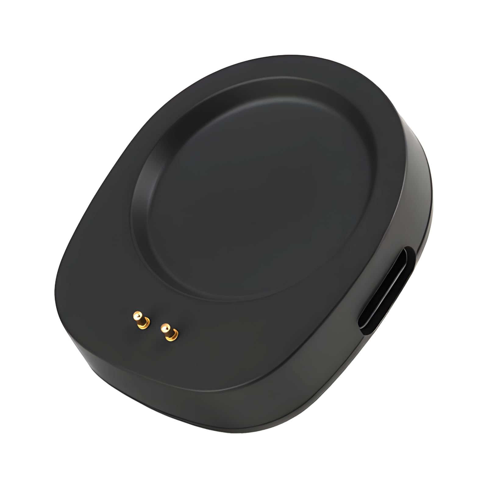 Adaptador Cargador Magnético USB-C para Reloj Inteligente, Compatible con Amazfit T-Rex 3, Balance A2322, Accesorio Portátil Smartwatch, Carga Rápida, Solo Adaptador Sin Cable, Negro