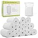 Plaster of Paris Gauze Bandages | Craft Molds for Pregnancy Belly Cast, Paper Mache Sculpture, or Face Wrap | Gypsum Clay Paste - 12 Casting Rolls