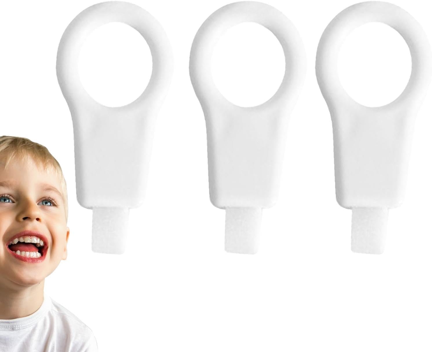 GROPOTIT 3PCS Teeth Cleaning Brush Anti-Yellowing Brightening Plastic Oral Brush Removes Dirt and Stains Teeth Cleaning Wiping Kids Toothbrush Kit for Deep Clean ​ Teeth Whitening brush​ (3)-picture-30