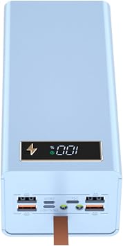 DIY Case with 22.5W Quick 15W Charging 24x18650 Holder Box Digital Display Screen 18650 Storage Box
