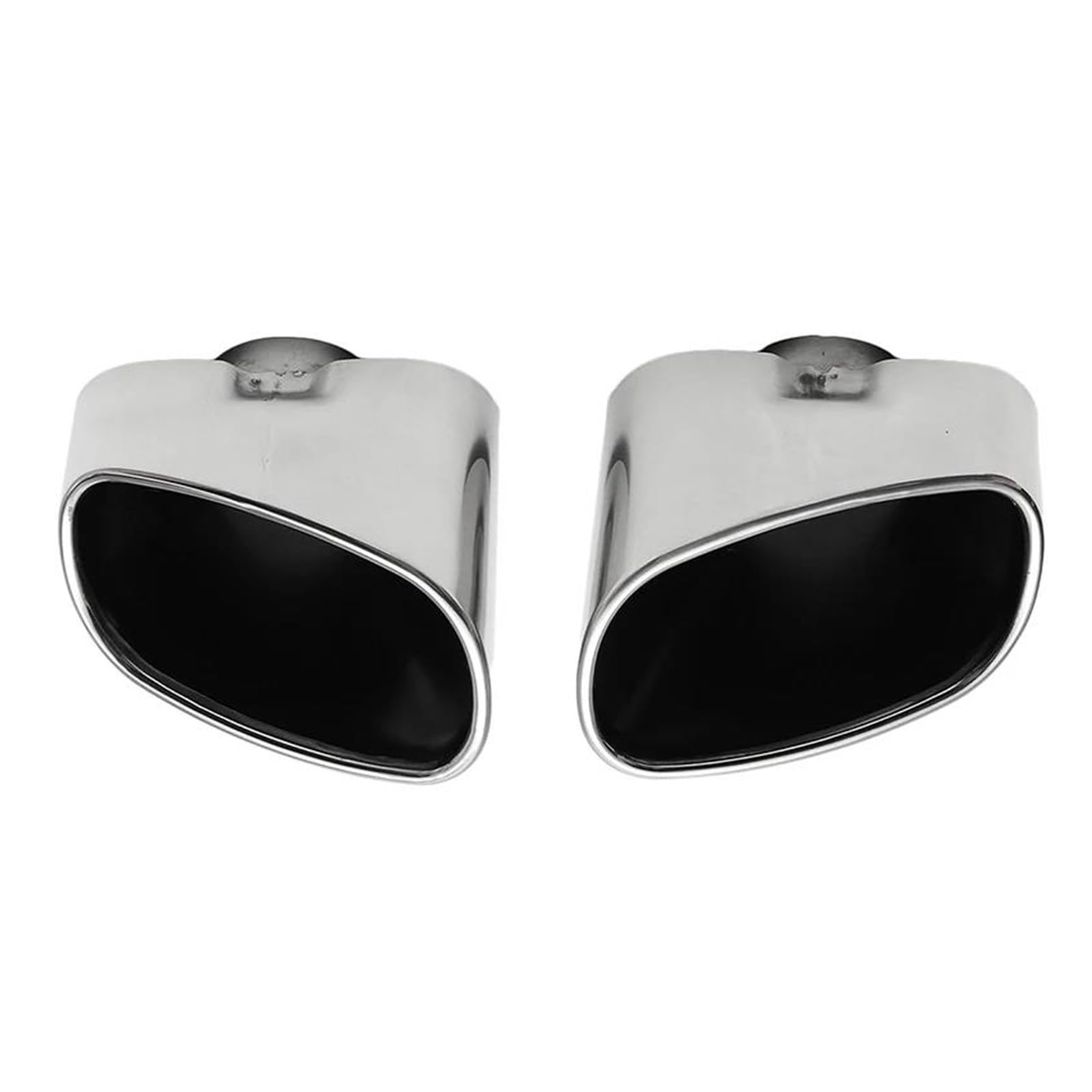 Tubo Scarico Per Automobili Per BMW X5 E70 2000 2001 2002 2003 2004 2005 2006 2007 Al 2016 2 Pezzi Terminale Scarico Doppio In Acciaio Inossidabile Cromato