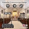 TONOR Wireless Microphones System, 4x5 Channels Cordless Handheld Dynamic Mic with Receiver, 60 M UHF Range, Mics with stable signal Transmission for Karaoke Singing Party Church Wedding DJ PA Speaker #3