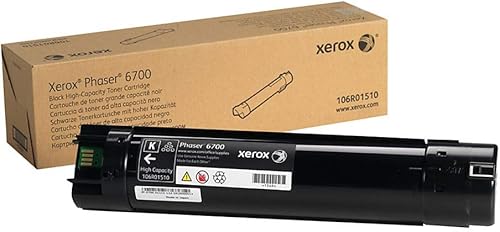 Xerox Phaser 6700 - Cartucho de tóner negro de alta capacidad (18.000 páginas) - 106R01510