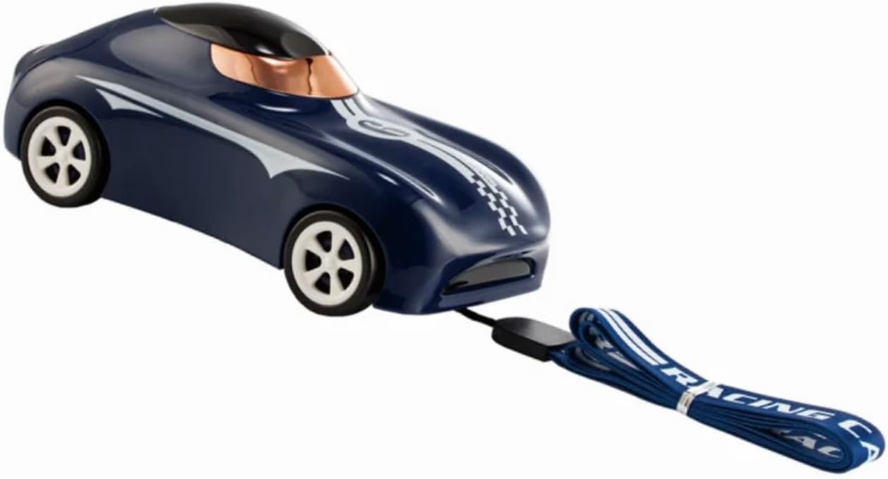 Car shaped water bottle for kids, Sports Car Styling Water Bottle, 3D Rubber Design, Leak-Proof, BPA-Free, for Kids and Adults, Cool Water Bottle for Gym, Outdoor Activities (Red)