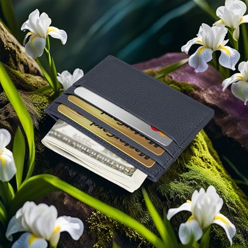 Image of M-Plateau Super Slim Genuine Leather Credit Card Wallet