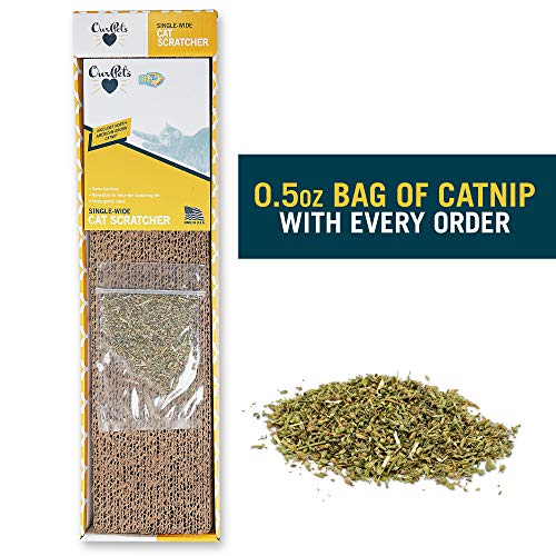 Ourpets Straight And Narrow Single Wide Reversible Cat Scratcher #TOP1