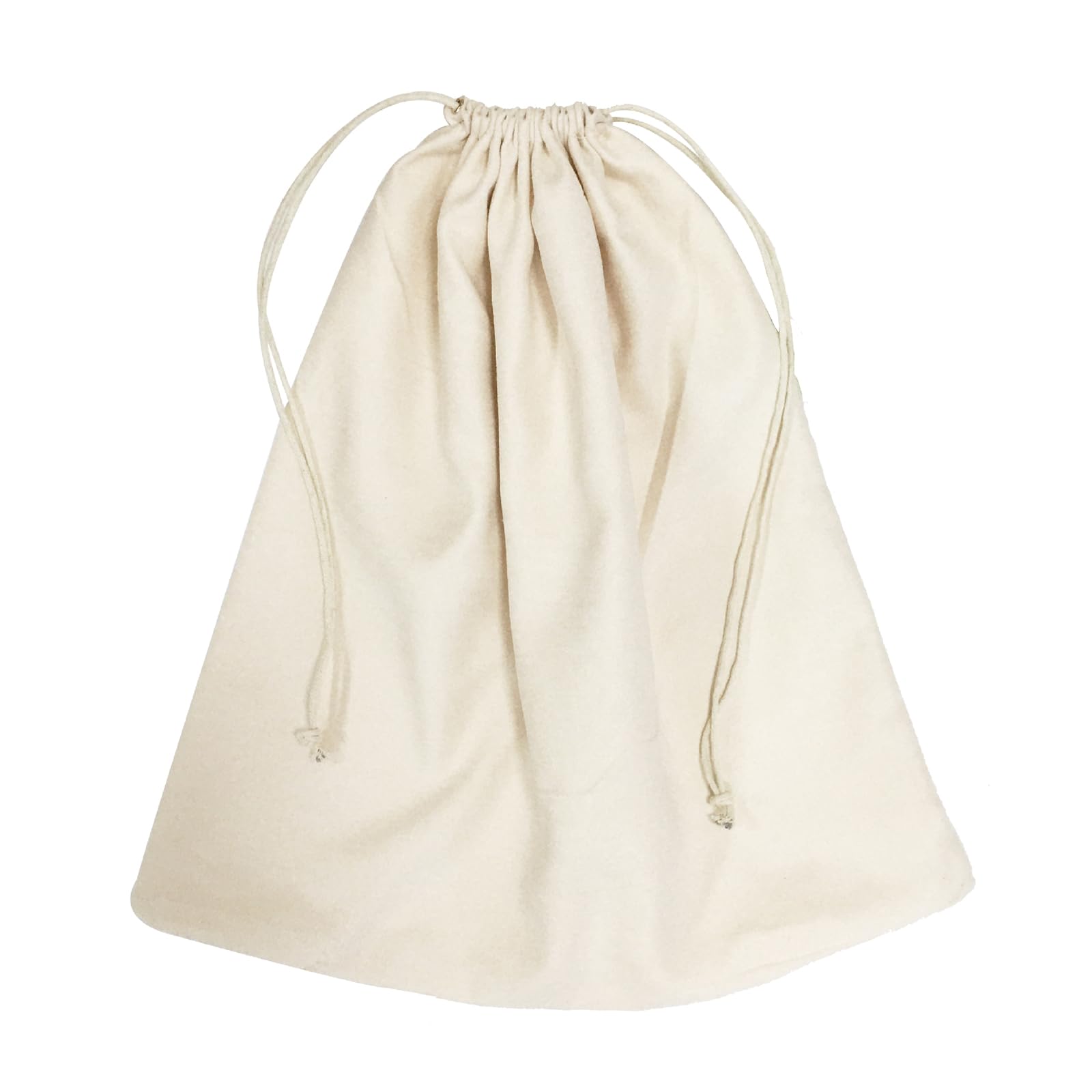 Multiple Purpose Doeskin Fabric String Closure Bag for Home Travel Accessories Storage and Organization Soft Doeskin Closure Bag