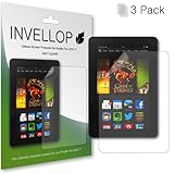 INVELLOP ANTI-GLARE 3-pack Screen protectors for Kindle Fire HDX 7 7