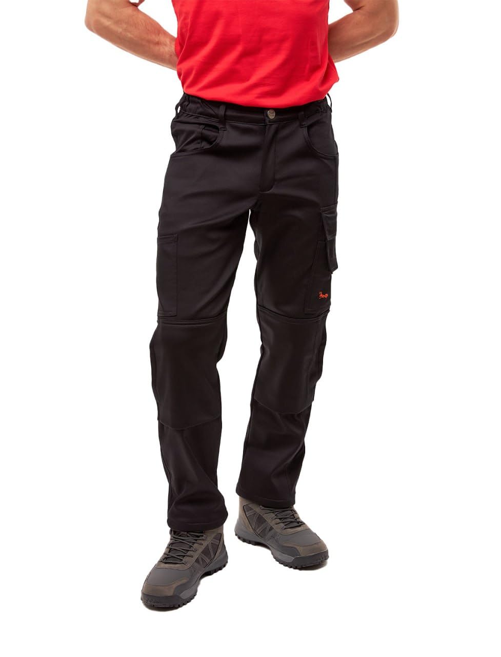 strongAnt Pantalones de Trabajo de Carga elástica con Rodilleras, Bolsillos y Cremallera para Hombre — view 17