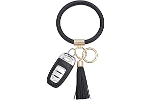 Chic Modern Large Circle Key Ring That Will Keep Your Keys Safe and Stylish
