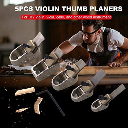 Emporte-pièces plats menuiserie raboteuses pouce outil luthier violon - 8