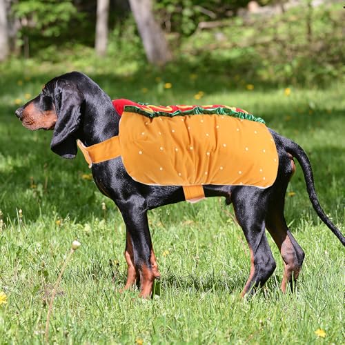 Disfraz para perro Hot Dog tamaño XL miniatura 5