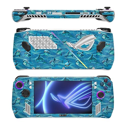 Image of MightySkins Skin Compatible with Asus ROG Ally - Dolphin Gang | Protective, Durable, and Unique Vinyl Decal wrap Cover | Easy to Apply, Remove, and Change Styles