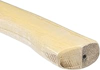 Vista 4 de uxcell Mango de repuesto de madera de 15 pulgadas de largo, mango reemplazable curvo para martillo de hacha, ojo ovalado