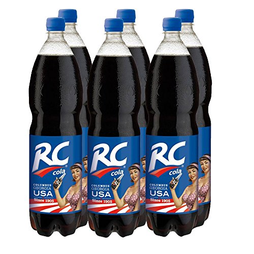 Original RC Cola - koffeinhaltige Limonade im 6er Pack (6 x 1,5 Liter)