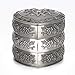 Produktbild Zerone Jewelry Box, Haushalt Europäischen Stil Retro Dekorative herzförmige Schmuckschatulle Schmuck Container(3 Layers)