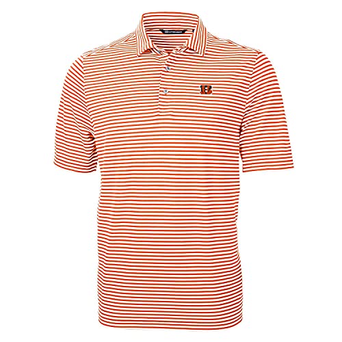 Cutter & Buck Men's NFL Virtue Eco Pique Stripe Recycled Polo