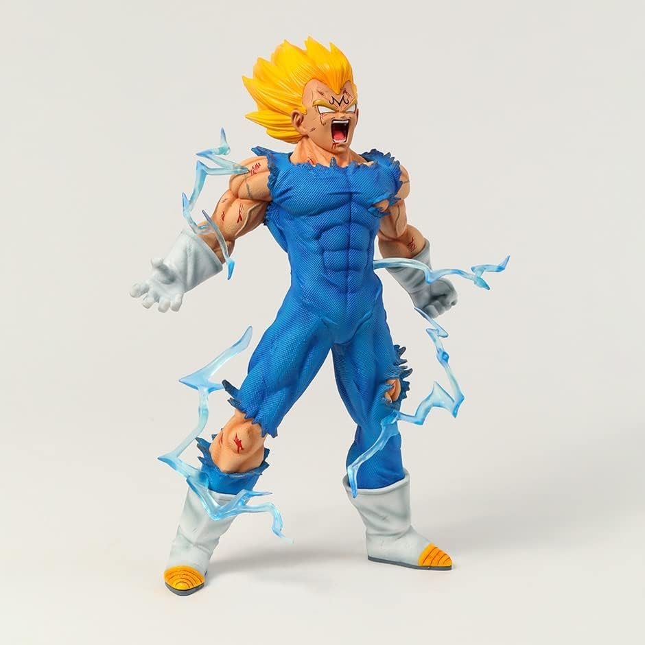 Miniatura 4 de DBZ - Figura de la colección Majin Vegeta de juguete de 10 pulgadas FASHIONMORE Green Life