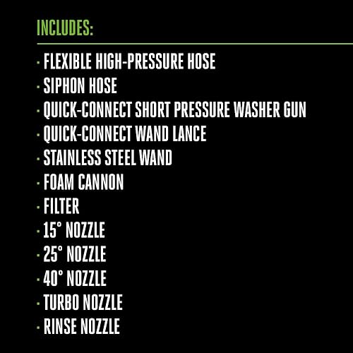 Miniatura 10 de EGO Power+ Lavadora a presión eléctrica, lavadora eléctrica de 3200 PSI, batería y cargador no incluidos - HPW3200 Gris,Gris / Negro