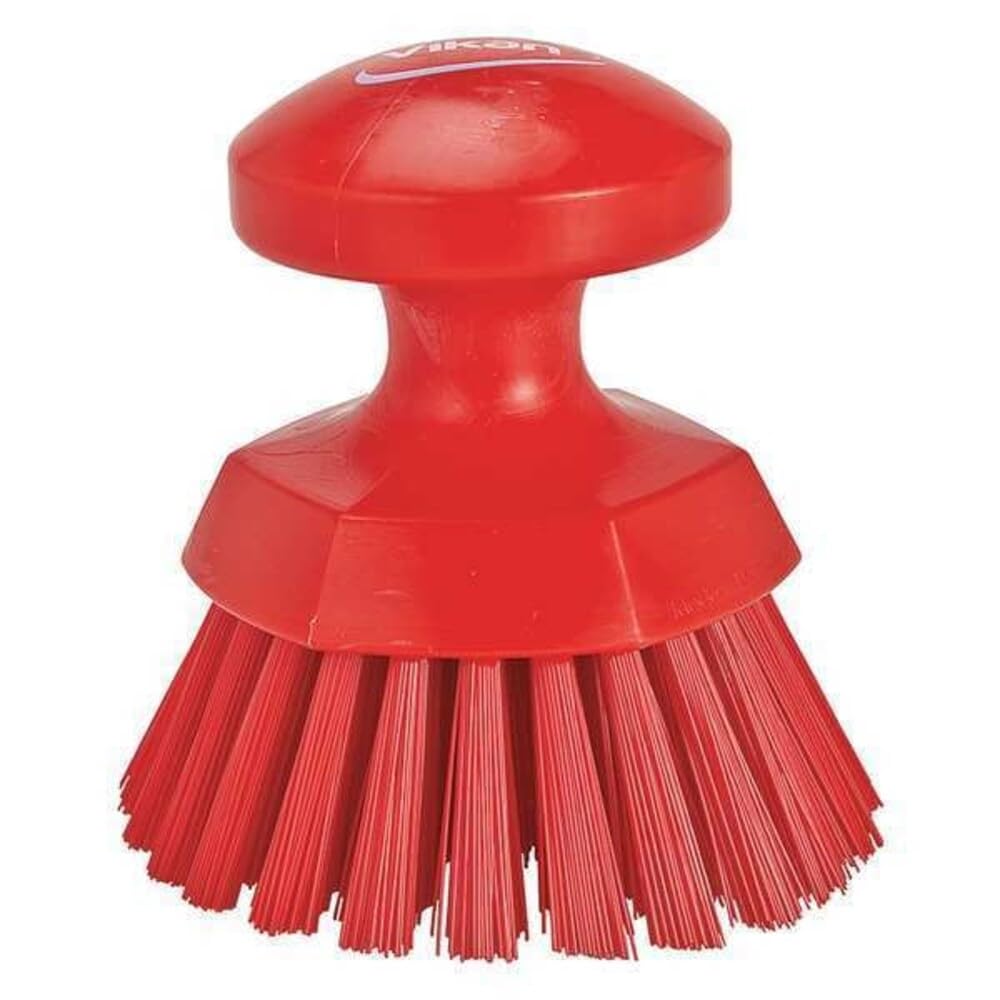 Vikan Red Hand Scrub, Polypropylene, One Size