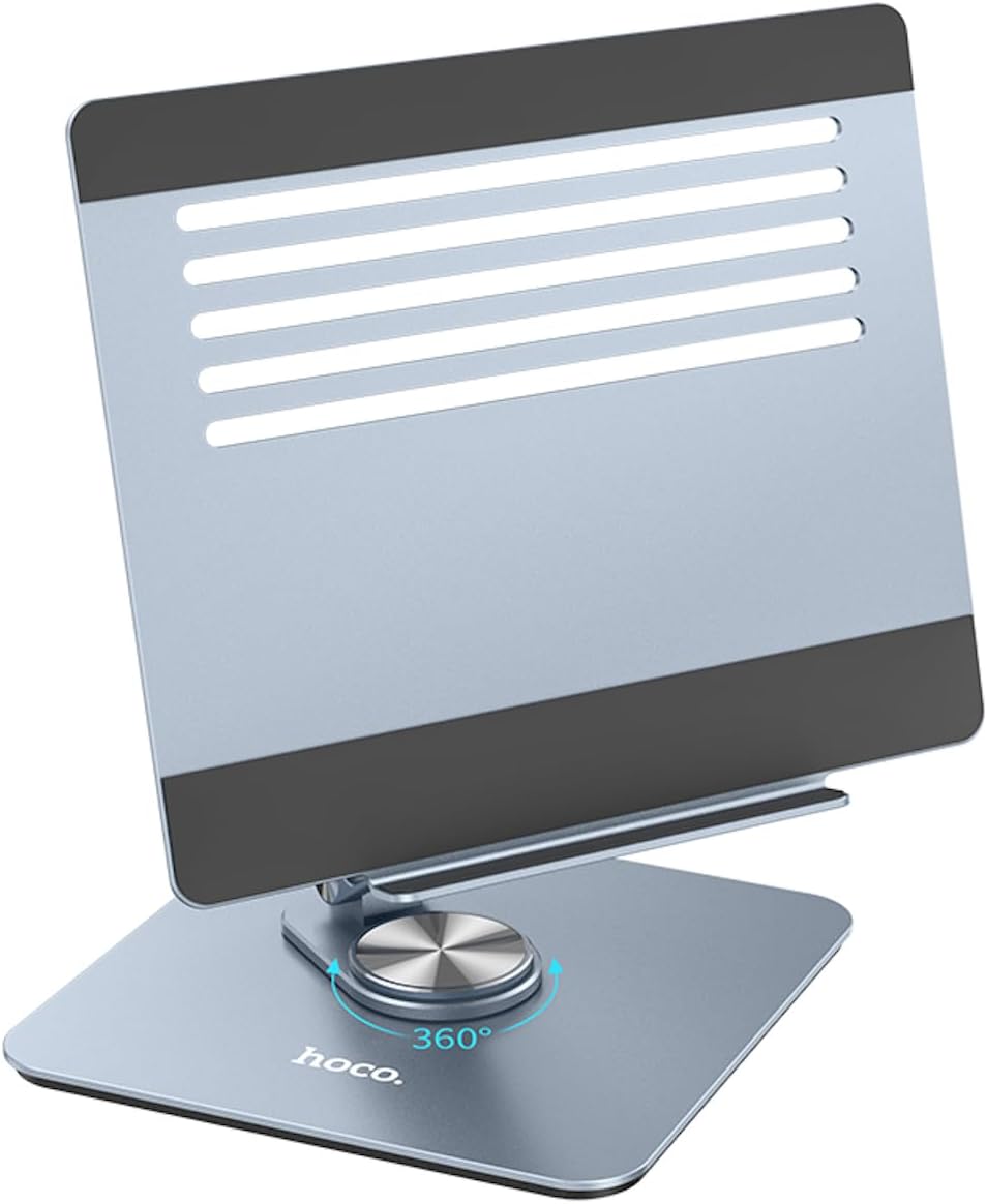 Hoco PH52 Plus Laptop Holder showing its 360-degree rotating base.