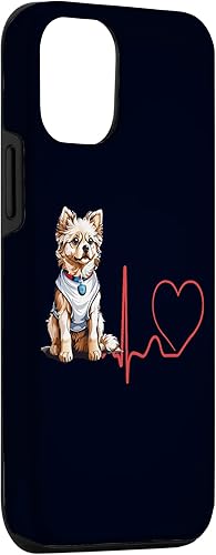 Miniatura 6 de iPhone 11 Russian Toy Dog Heartbeat EKG Funny for Dog Fans & Owners Case