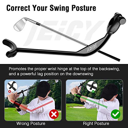 Jeicy Golf Swing Training Aid - Golf Swing Guide for Beginner and Kid to Forming The Correct Muscle Memory - Thumbnail 6