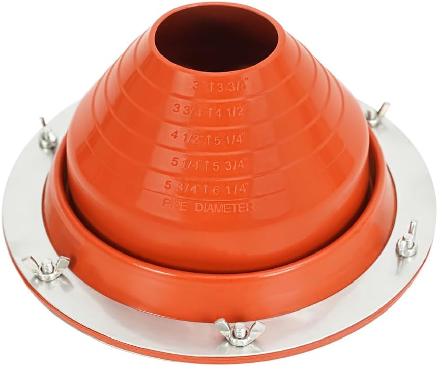 RXQNN Silicone Tent Stove Jack Kit Fitting Pipe OD 3