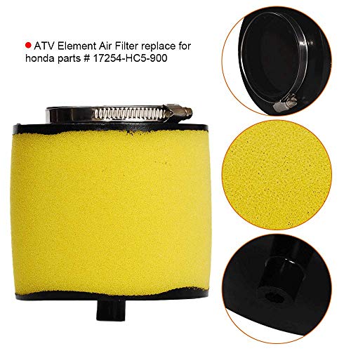 Image of HIFROM ATV Air Filter Element Cleaner replacement for Honda replacement foreman 400 450 TRX400FW TRX450S TRX450ES TRX450FE TRX450FM Replace 17254-HC5-900 (Pack of 2)