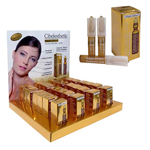 Cibelesthetic. Expositor de 28 bolhas flash com A. Hihialurônico