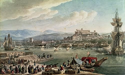 Peinture sur toile Louis François Cassas, une œuvre d'art de 60x90cm