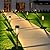 Mancra 8 Pack Solar Outdoor Lights - Bright Up to 10 Hrs, IP65 Waterproof for Patio, Lawn, Yard and Landscape