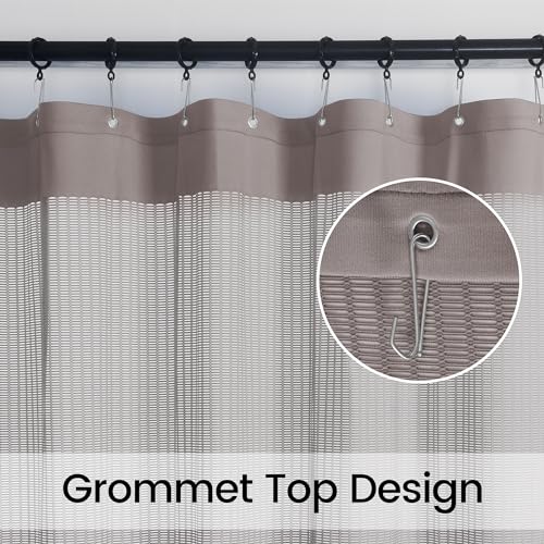Image of Inherent Flame Retardant Hospital Curtain Room Divider, Basement Divider,Grommet Privacy Medical Clinic Curtain(1 Panel, 9x8FT,Grey)