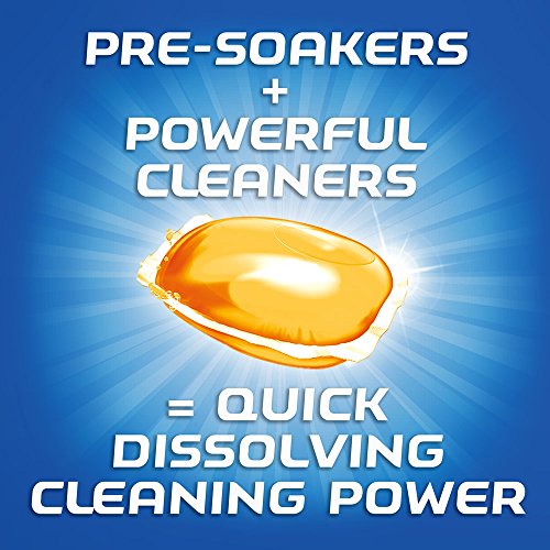 Image of Finish Gelpacs Dishwasher Detergent, Orange Scent, 32 Count