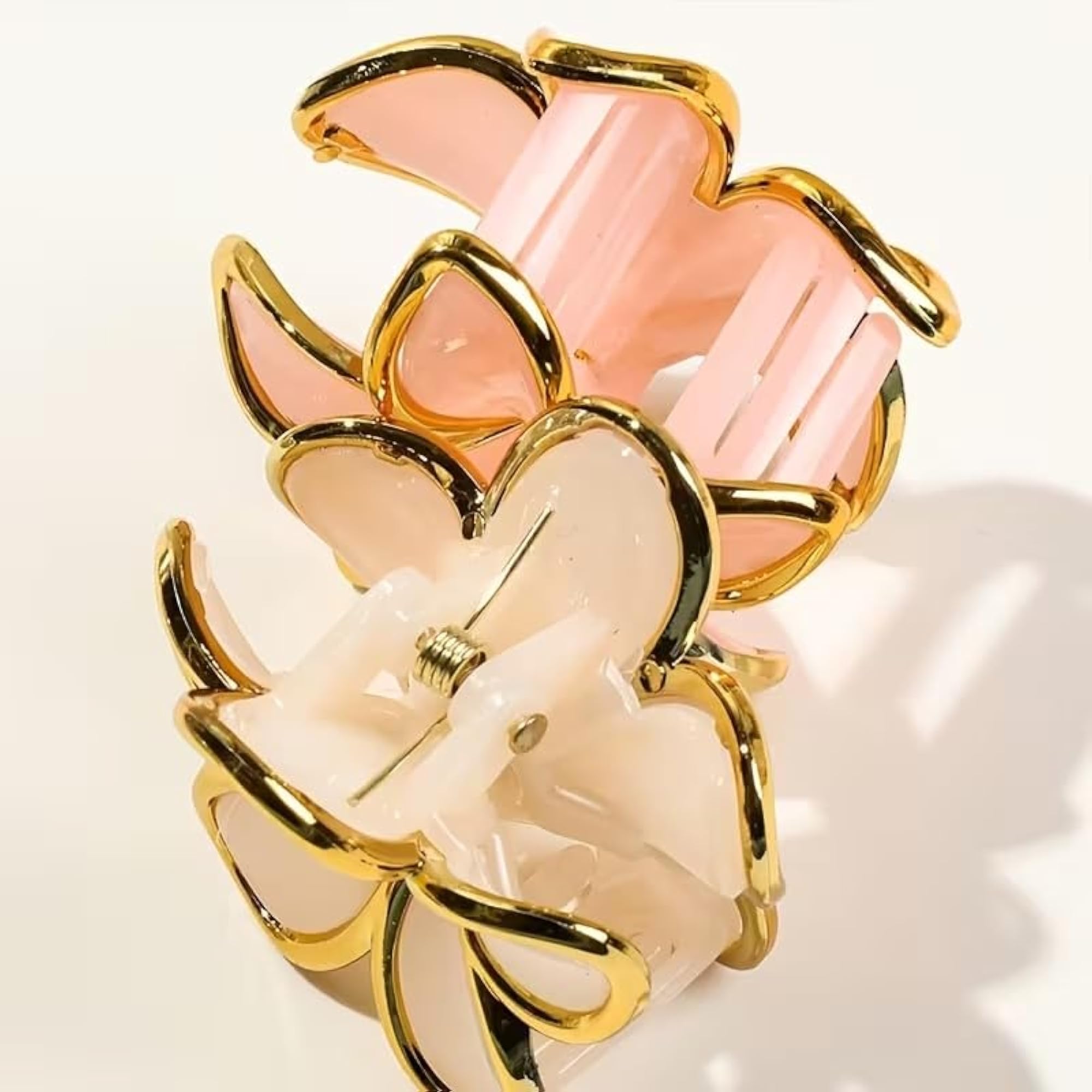 Plumeria Flower Hair Claw Clips Pack of 4