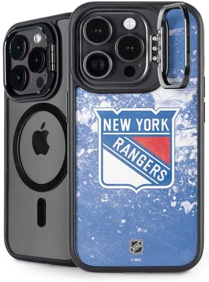 Skinit Kickstand Phone Case Compatible with iPhone 15 Pro - Officially Licensed NHL New York Rangers Home Jersey Design