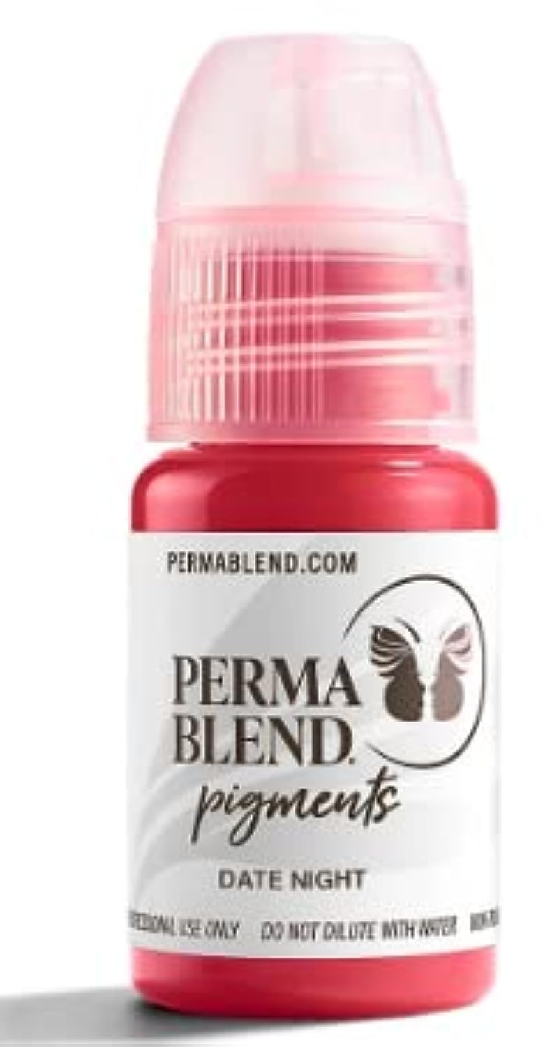 PERMA BLEND Deep Red Tattoo Ink for Permanent Makeup - 15ml Bottle-image-44