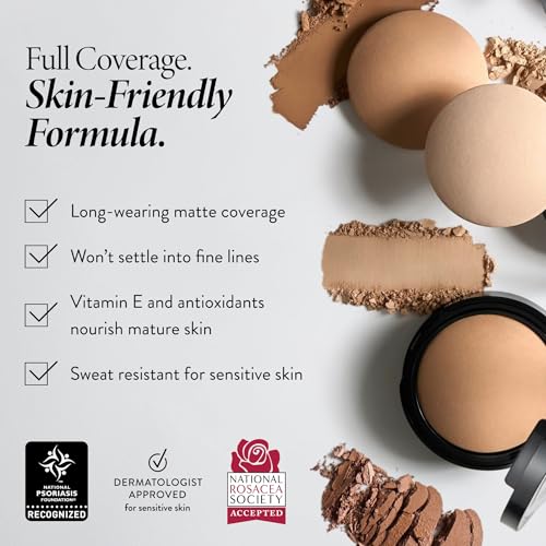 LAURA GELLER NEW YORK Baked Double Take Powder Foundation – Longwear Buildable Medium to Full Coverage – Matte Finish – Non-Caking Formula– Handmade in Italy – Mature & Sensitive Skin – Fair - Image 5