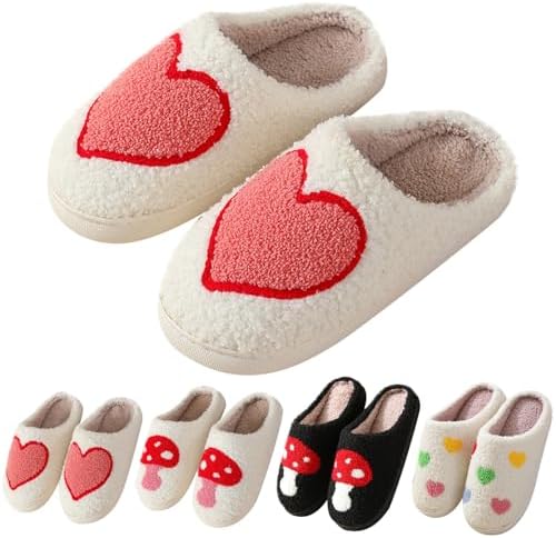 Flauschige Hausschuhe Mit Absatz Für Damen – Weiche Urlaubspantoffeln Für Halloween & Weihnachten (innen/außen, Gummisohle)