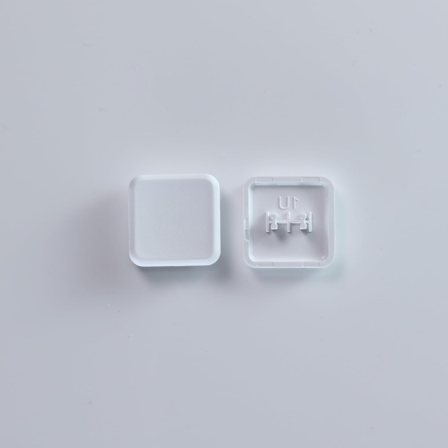 Chocfox Low Profile PBT Keycaps, 18.1mm x 18.1mm, 40-Pack 1U,Porcelain White,for Kailh Chocolate Switch Mechanical Keyboard