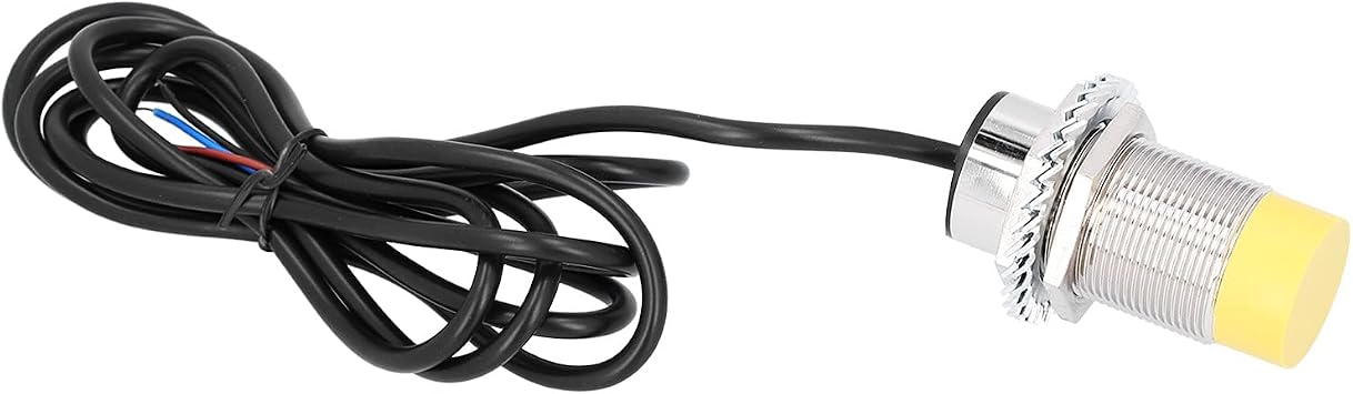 Waterproof Proximity Switch,Sensor Switch DC6-36V M18 Detecting Proximity Sensor Capacitance Proximity Sensor Switch 3 Wire Proximity Switch(TOSD-04-507A NPN Normally Closed)