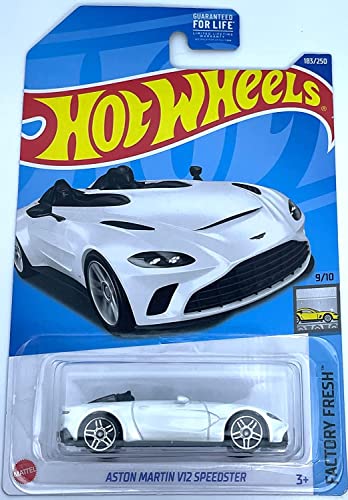 Hot Wheels 2022 - Aston Martin V12 Speedster - Factory Fresh 9/10 [White] 183/250