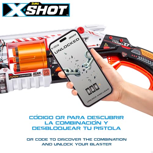 Pistola de dardos X-Shot Skins Lock con cañón rotatorio Colorbaby 3
