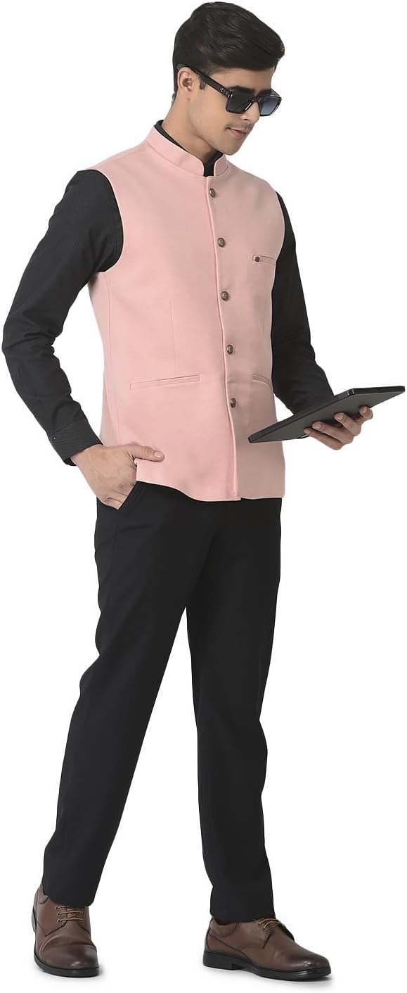 Turtle Nehru Men's Polyviscose Jacket