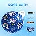 EVERICH Kids Soccer Ball Size 3 - Shiny Blue Unicorn Soccer Ball with Pump for Toddlers & Kids - Indoor Outdoor Play Balls Toys - Great Gifts for Children Boys and Girls 3 4 5 6 7 8 Years Old