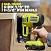 PCL310B-PSK005 Fits for Ryobi 18V Cordless Airstrike 23-Gauge Pin Nailer with 18V 2.0 Ah Compact Battery and Charger