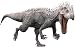 24" Dinosaur #3 Indominus Rex Wall Decal Sticker Jurassic Park World Dino Boys Bedroom Wall Art Prehistoric Man Cave Decor