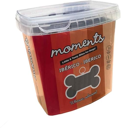 Moments – Snack para perros adultos Moments ibérico 600 g.